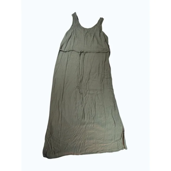 K Studio Vintage Minimalist 90’s Boho Two- Piece Olive Green M - Picture 7 of 7